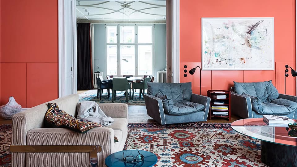 Cassina and Artemide masterpieces in a Berlin apartment