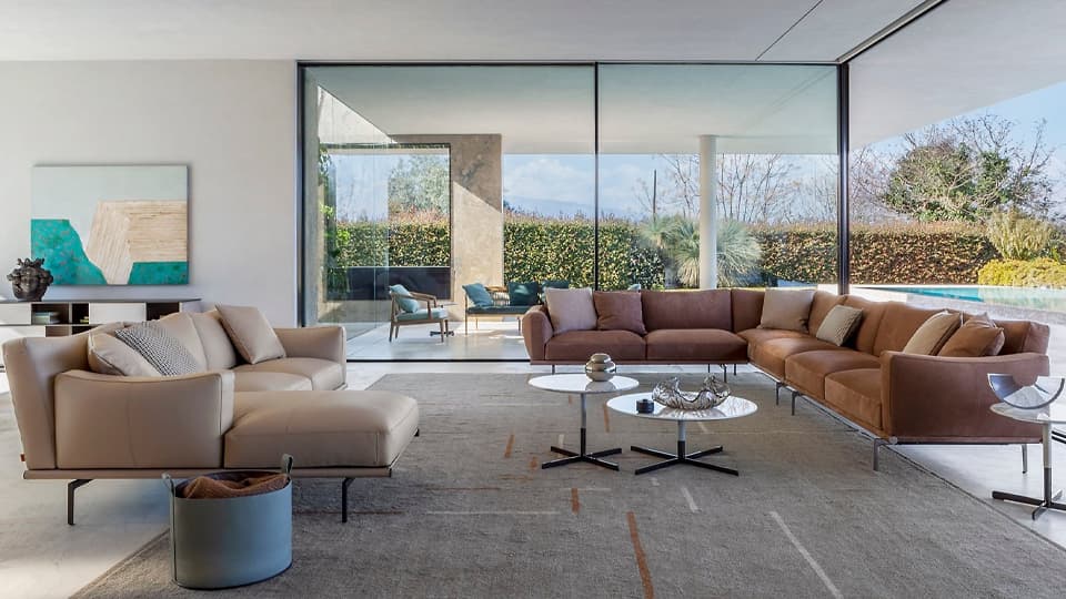 Ludovica and Roberto Palomba created a sofa for Poltrona Frau