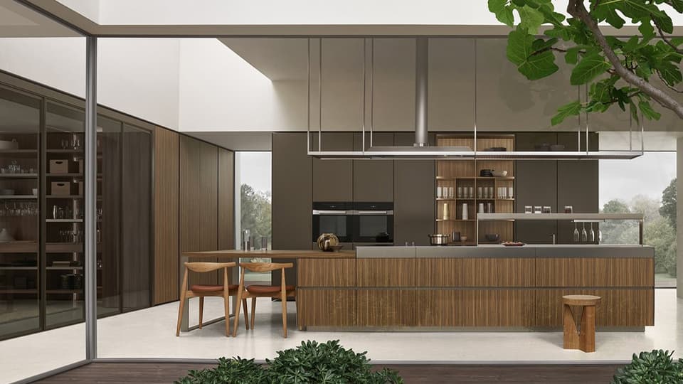 Aesthetics and technology in the kitchen: a new look at the main space of the house. Sign by Ernestomeda
