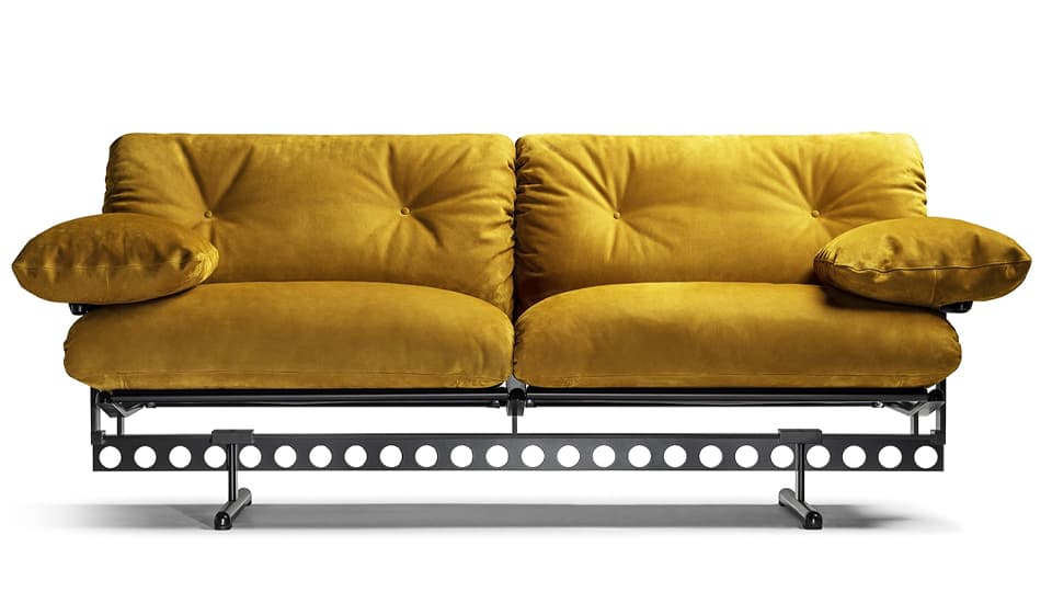 Poltrona Frau reissues Pierluigi Cerri's brutalist sofa