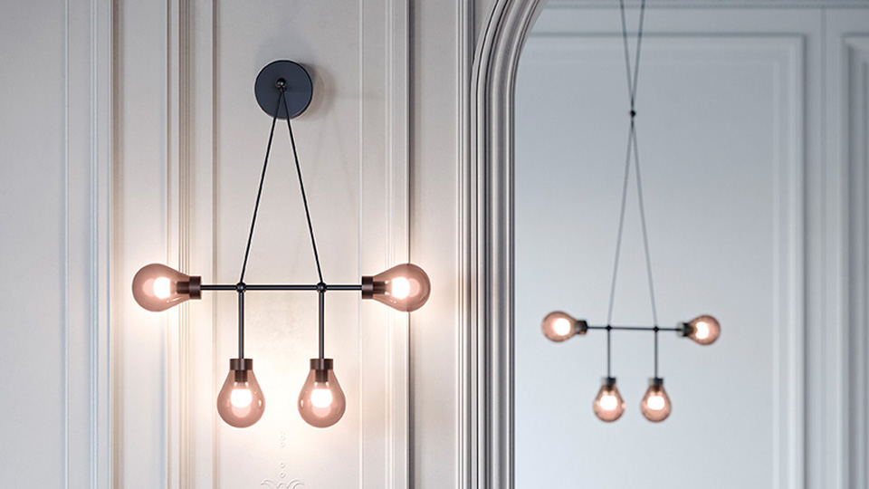 Italian brand MM Lampadari presented a new collection of lamps