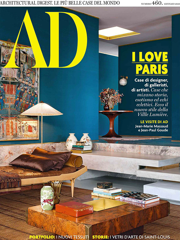 Публикация Green Kiss Paolo Castelli в&nbsp;журнале AD Italia