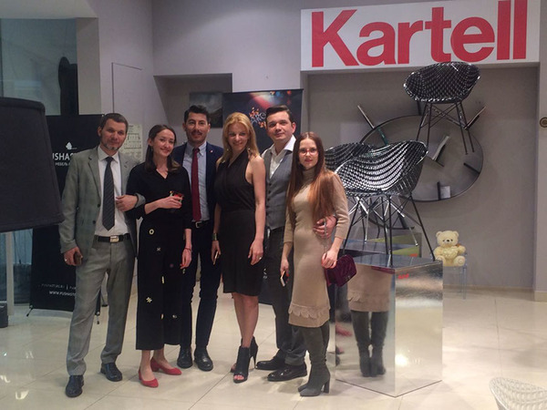 Лекция и аперитив с Kartell в шоуруме Kartell в Санкт-Петербурге