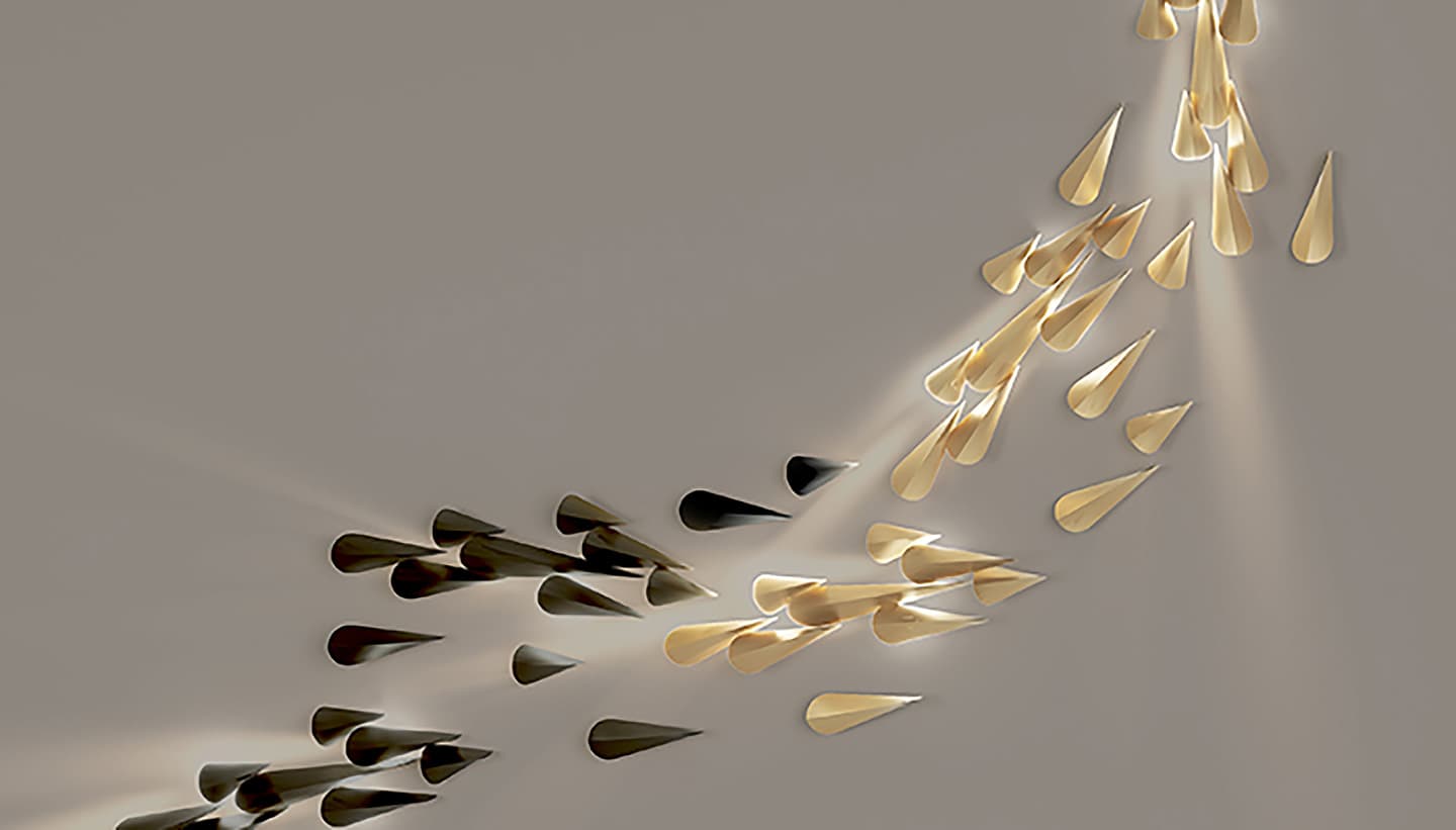 Anodine wall lamp