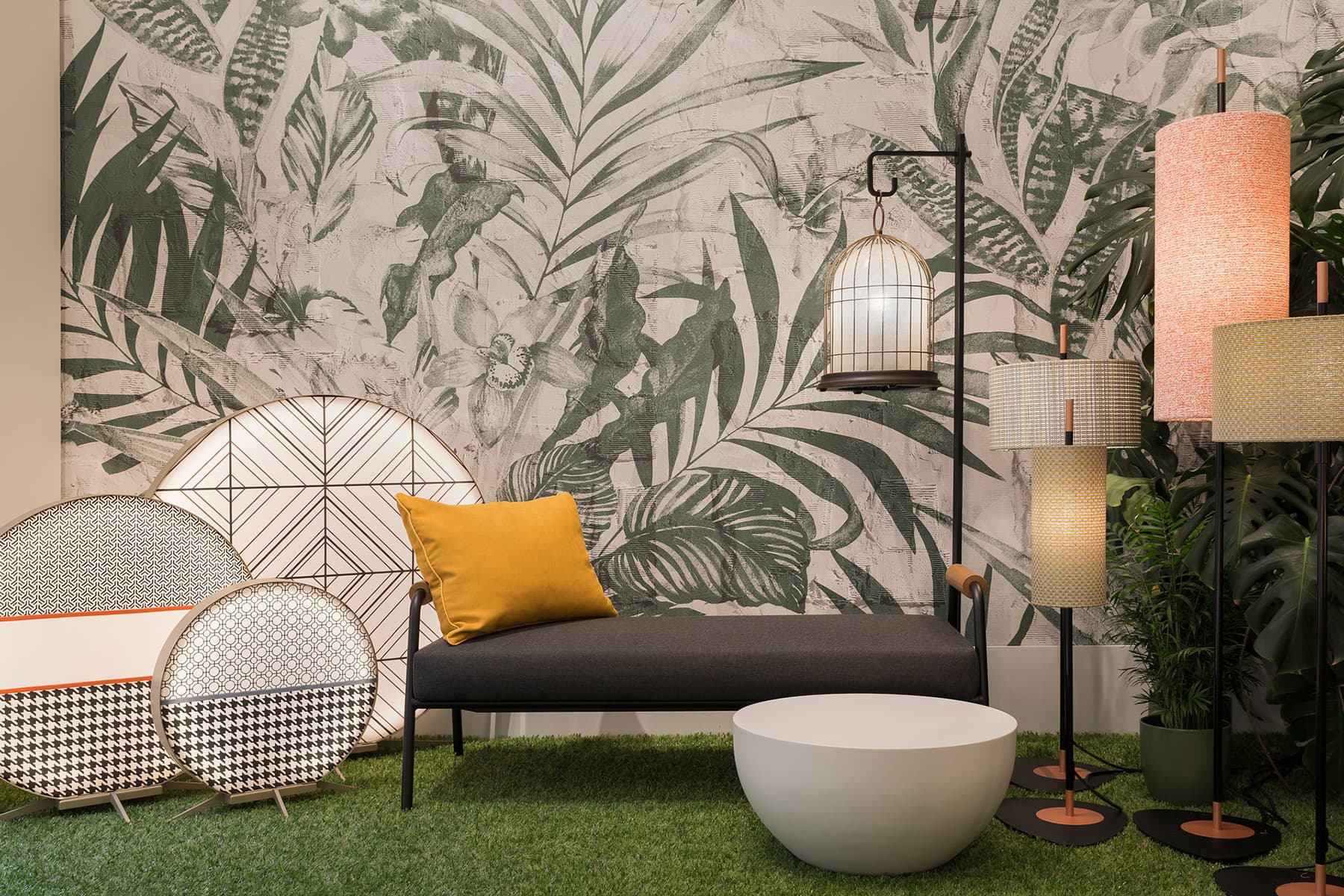 Wall&decò OUT System в шоуруме Contardi Lighting Milano