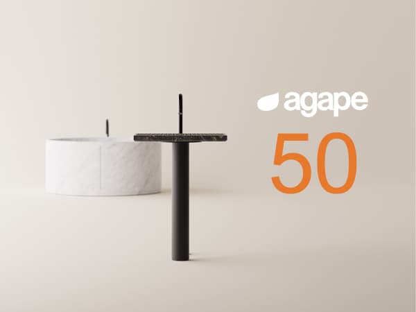 50-летие Agape. Новинки сантехники 2023, культовый бренд Agapecasa